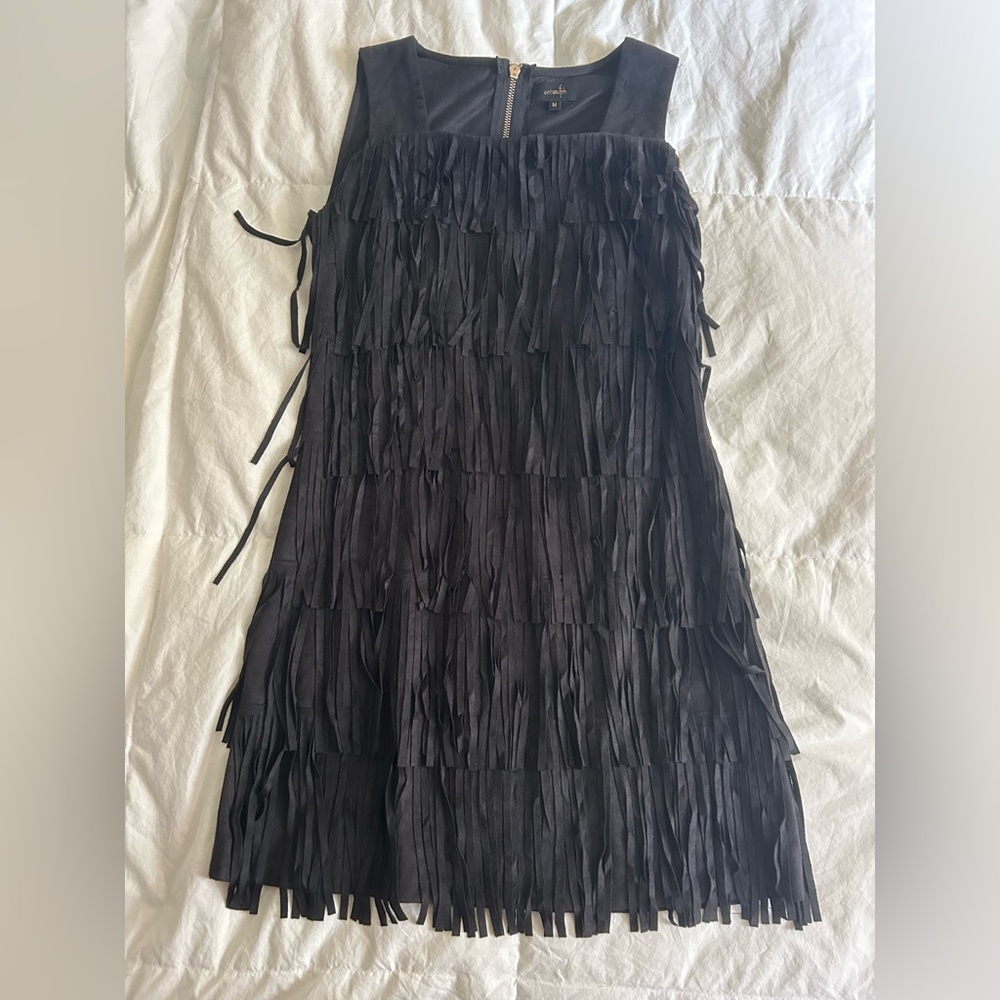 Grey Suede Dress